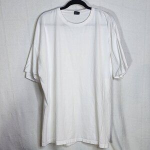 2pk Gemrock White Basic Crew Neck Short Sleeve 100 Cotton T-Shirts Size 5XL